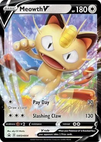 Meowth V — Sword & Shield Promo SWSH004