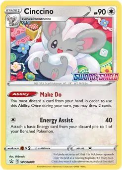Cinccino (Prerelease) — Sword & Shield Promo SWSH009