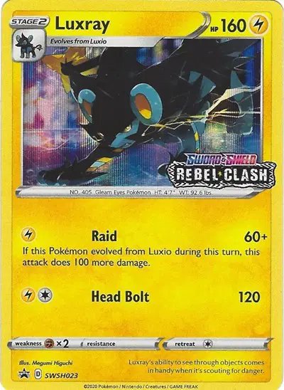 Luxray (Prerelease) — Sword & Shield Promo SWSH023
