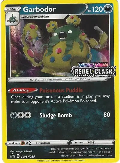 Garbodor (Prerelease) — Sword & Shield Promo SWSH025
