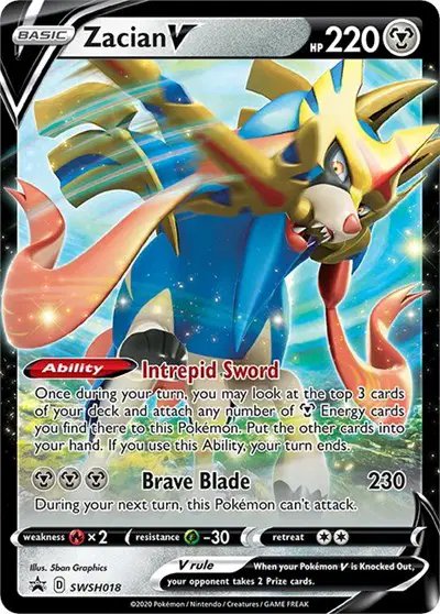 Zacian V — Sword & Shield Promo SWSH018