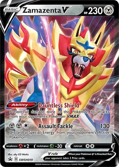 Zamazenta V — Sword & Shield Promo SWSH019