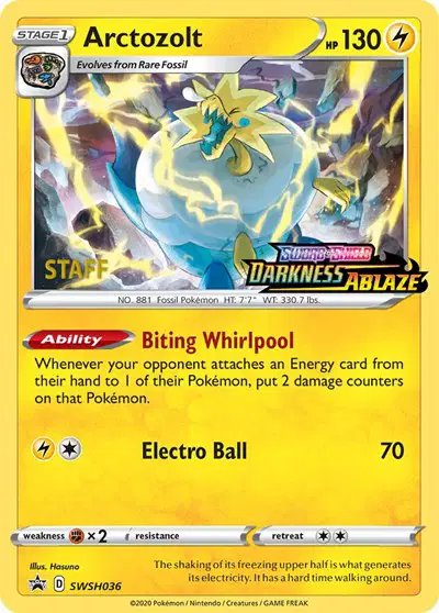 Arctozolt (Prerelease) [Staff] — Sword & Shield Promo SWSH036