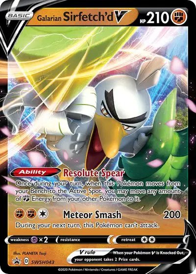 Galarian Sirfetch'd V — Sword & Shield Promo SWSH043