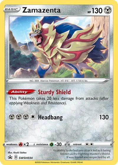Zamazenta — Sword & Shield Promo SWSH034