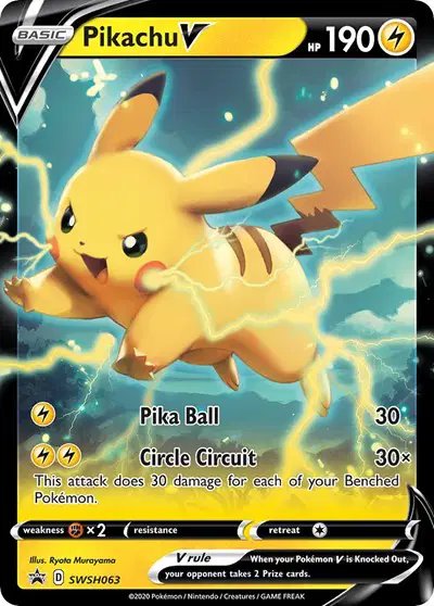 Pikachu V — Sword & Shield Promo SWSH063