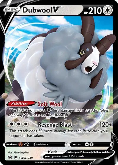 Dubwool V — Sword & Shield Promo SWSH049