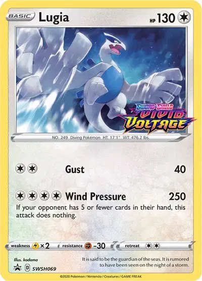 Lugia (Prerelease) — Sword & Shield Promo SWSH069