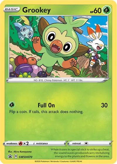 Grookey — Sword & Shield Promo SWSH070