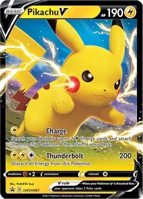 Pikachu V — Sword & Shield Promo SWSH061