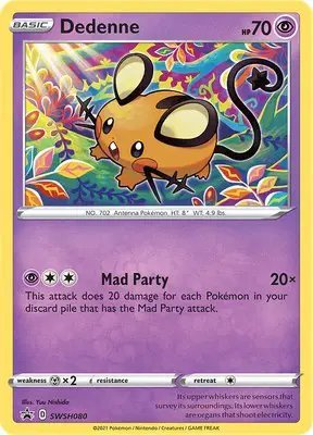 Dedenne — Sword & Shield Promo SWSH080