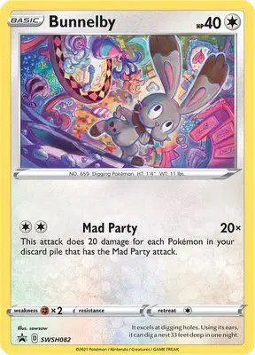 Bunnelby — Sword & Shield Promo SWSH082