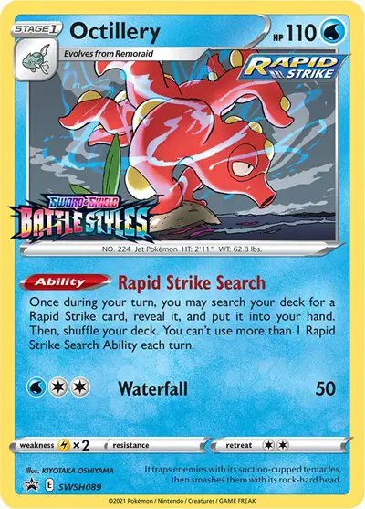 Octillery (Prerelease) — Sword & Shield Promo SWSH089