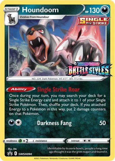 Houndoom (Prerelease) — Sword & Shield Promo SWSH090