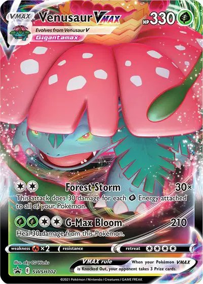 Venusaur VMAX — Sword & Shield Promo SWSH102
