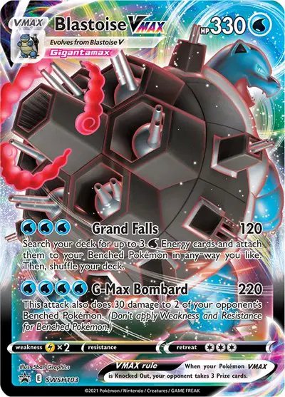 Blastoise VMAX — Sword & Shield Promo SWSH103