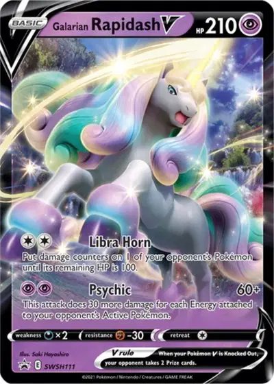 Galarian Rapidash V — Sword & Shield Promo SWSH111