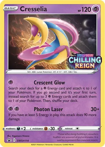 Cresselia (Prerelease) — Sword & Shield Promo SWSH114