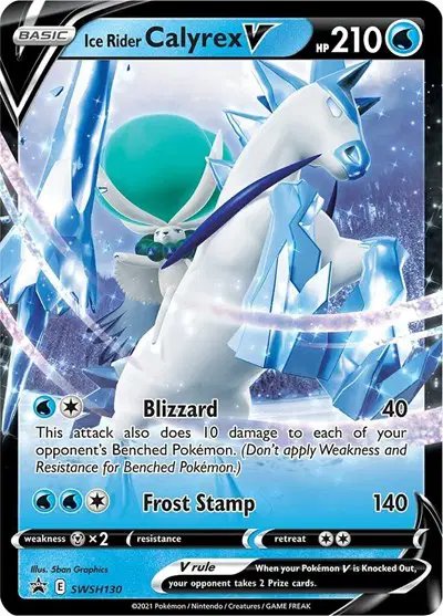 Ice Rider Calyrex V — Sword & Shield Promo SWSH130