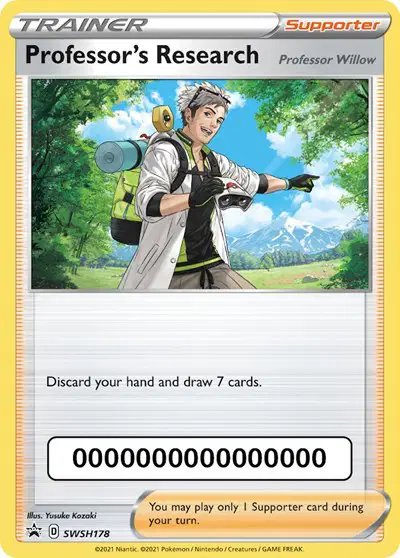 Professor's Research (with Pokemon Go Code) — Sword & Shield Promo SWSH178