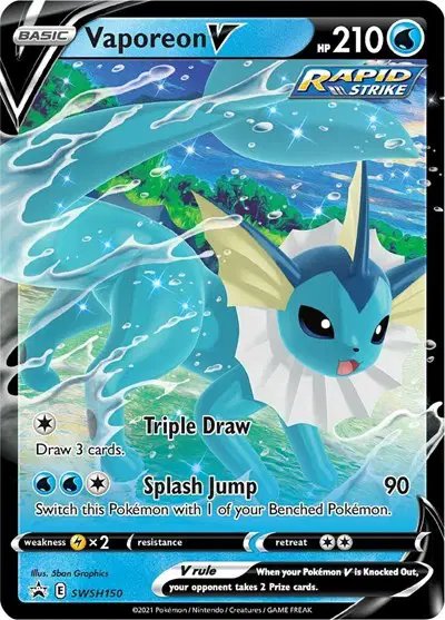 Vaporeon V — Sword & Shield Promo SWSH150