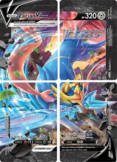 Zacian V[Set of 4] — Sword & Shield Promo 