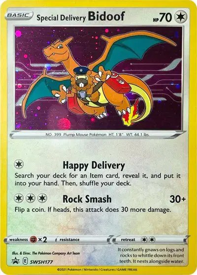 Special Delivery Bidoof — Sword & Shield Promo SWSH177