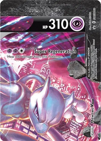 Mewtwo V — Sword & Shield Promo SWSH160