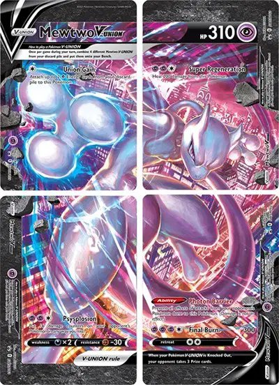 Mewtwo V[Set of 4] — Sword & Shield Promo 