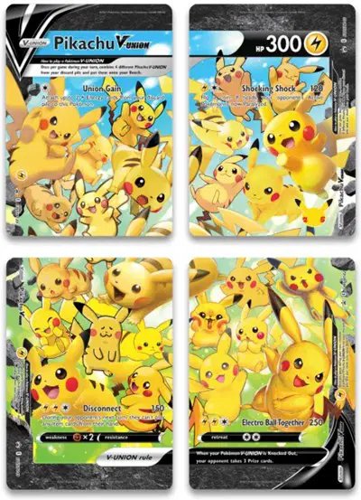 Pikachu V[Set of 4] — Sword & Shield Promo 