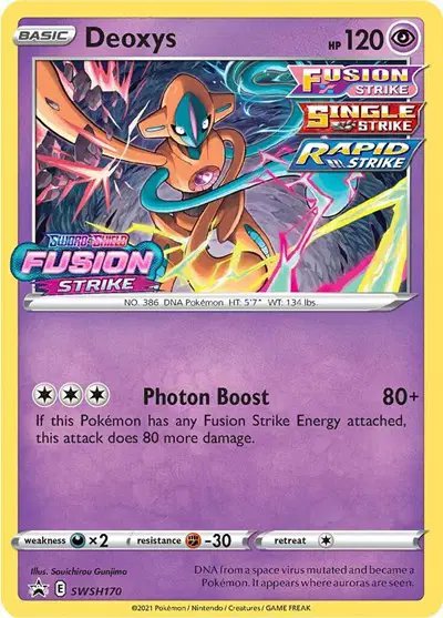 Deoxys (Prerelease) — Sword & Shield Promo SWSH170