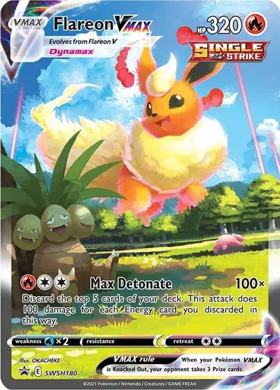 Flareon VMAX — Sword & Shield Promo SWSH180