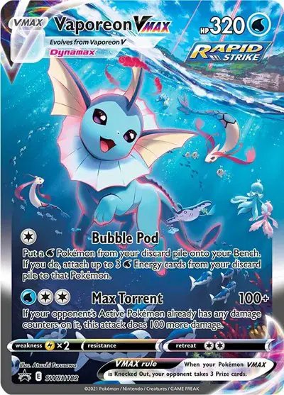 Vaporeon VMAX — Sword & Shield Promo SWSH182