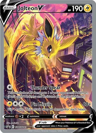 Jolteon V — Sword & Shield Promo SWSH183