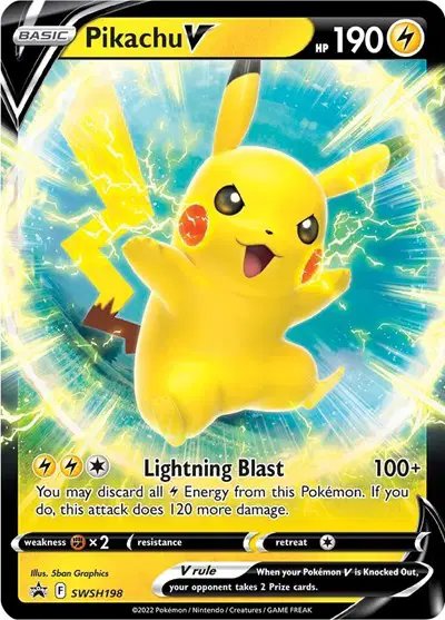 Pikachu V — Sword & Shield Promo SWSH198