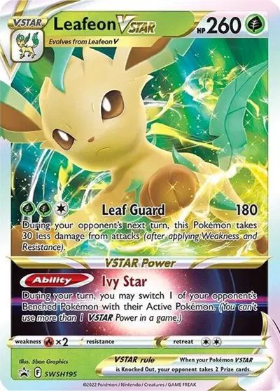 Leafeon VSTAR — Sword & Shield Promo SWSH195