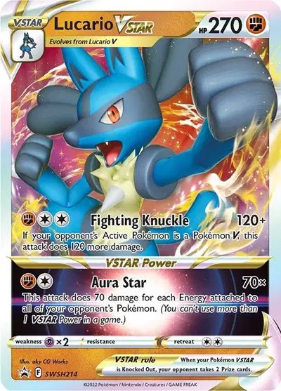 Lucario VSTAR — Sword & Shield Promo SWSH214
