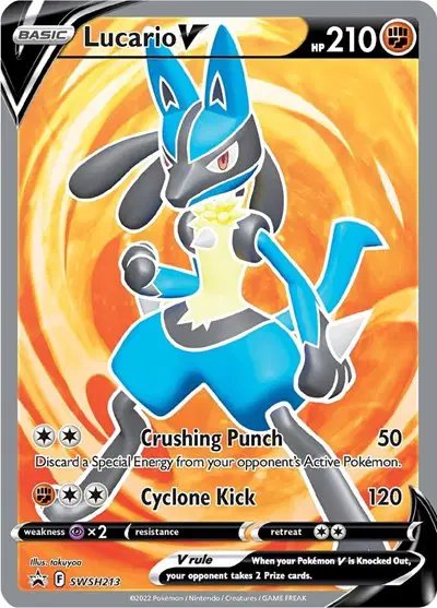 Lucario V — Sword & Shield Promo SWSH213