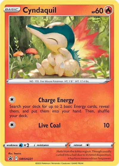Cyndaquil — Sword & Shield Promo SWSH221