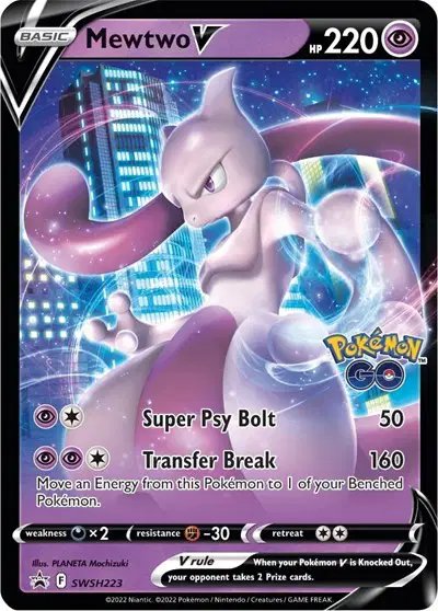 Mewtwo V — Sword & Shield Promo SWSH223