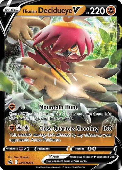 Hisuian Decidueye V — Sword & Shield Promo SWSH238