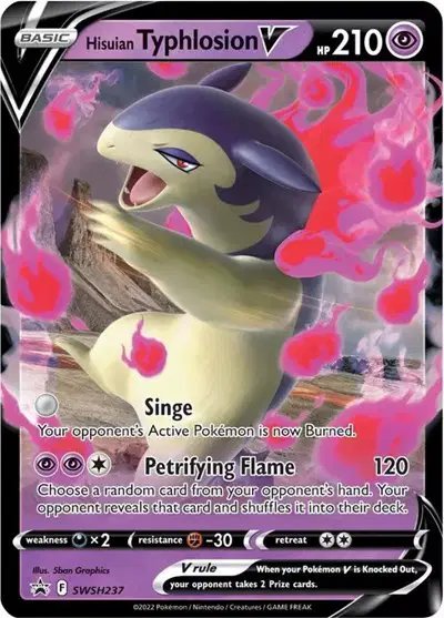 Hisuian Typhlosion V — Sword & Shield Promo SWSH237