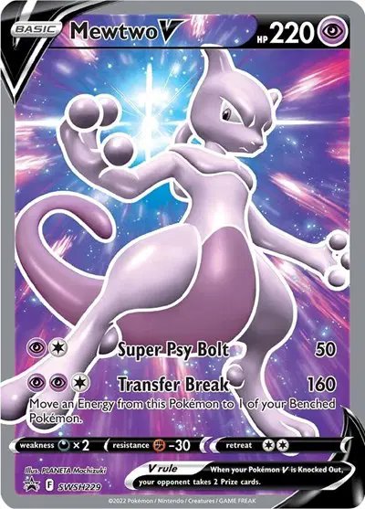 Mewtwo V — Sword & Shield Promo SWSH229