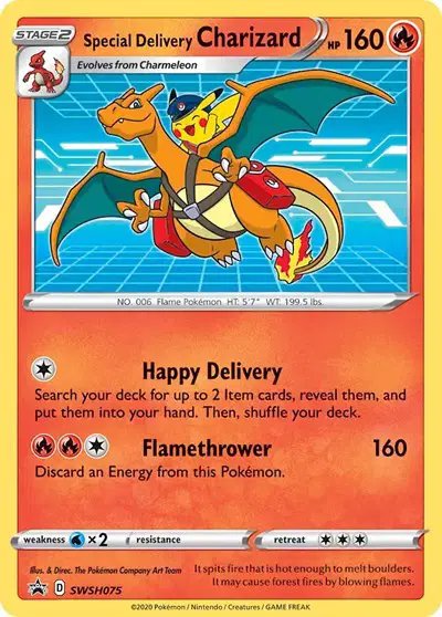 Special Delivery Charizard — Sword & Shield Promo SWSH075