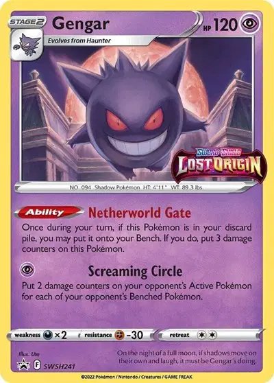 Gengar (Prerelease) — Sword & Shield Promo SWSH241