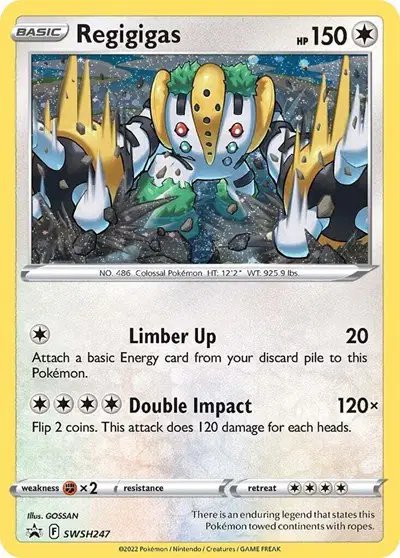 Regigigas (Cosmos Holo) — Sword & Shield Promo SWSH247