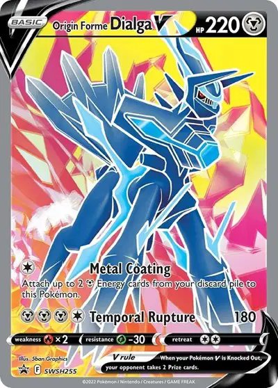 Origin Forme Dialga V — Sword & Shield Promo SWSH255