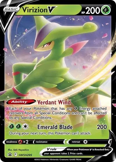 Virizion V — Sword & Shield Promo SWSH295