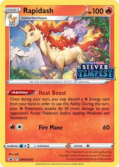 Rapidash (Prerelease) — Sword & Shield Promo SWSH270