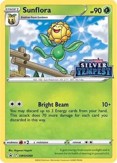 Sunflora (Prerelease) [STAFF] — Sword & Shield Promo SWSH269